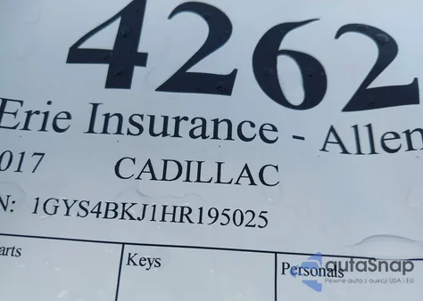 2017 Cadillac Escalade Luxury z USA, uszkodzony, nr VIN 1GYS4BKJ1HR195025